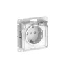 Розетка AtlasDesign Aqua 16А IP44 с заземл. защ. шторки с прозр. крышкой быстрозажим. клем. механизм