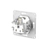 Розетка AtlasDesign Aqua 16А IP44 с заземл. защ. шторки с прозр. крышкой быстрозажим. клем. механизм