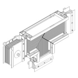 Секция T-образ. вниз 2500А Al 3L+N+PER НК IP55 тран. IEK LB-2500A4-25-F-TD