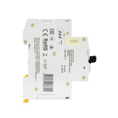 Выключатель автоматический модульный 3п B 40А M06N ARMAT IEK AR-M06N-3-B040