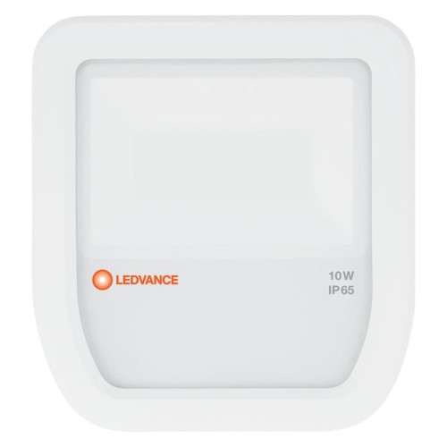 Прожектор светодиодный Floodlight 10Вт 3000К IP65 1050лм ДО бел. LEDVANCE 4058075097384