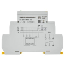 Реле фаз ORF 04 3ф 220-460В AC IEK ORF-04-220-460VAC