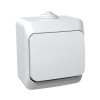 Переключатель проходной 1-кл. ОП Этюд 10А IP44 10AX бел. SE BA10-046B