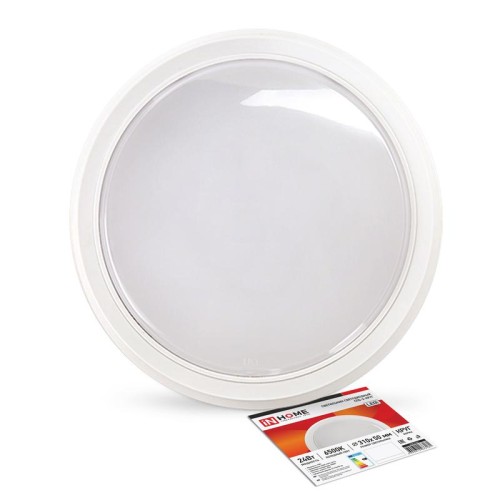 Светильник светодиодный СПБ-2-КРУГ 24Вт 6500К 1700лм 230В 310мм бел. IN HOME 4690612033181