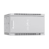 Шкаф телекоммуникационный настенный SH-05F-6U60/45m 19дюйм 6U 600х450х368мм дверь метал. сер. (RAL 7