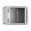 Шкаф телекоммуникационный настенный SH-05F-9U60/45 19дюйм 9U 600х450х501мм дверь стекло сер. (RAL 70