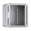 Шкаф телекоммуникационный настенный SH-05F-12U60/45 19дюйм 12U 600х450х635мм дверь стекло сер. (RAL