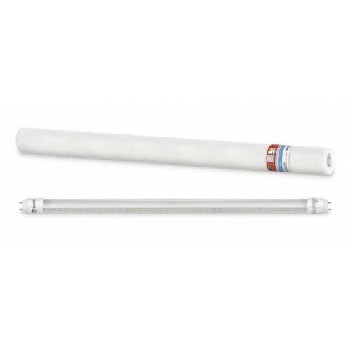 Лампа светодиодная LED-T8R-П-PRO 10Вт линейная прозрачная 6500К холод. бел. G13R 1000лм 230В 600мм п