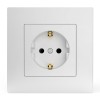 Розетка 1-м СП Pixel 16А IP20 с заземл. защ. шторки в сборе бел. TOKOV ELECTRIC TKE-PX-R1FZSF-C01
