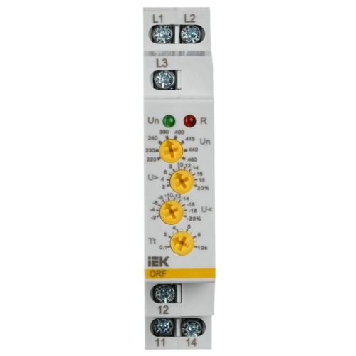 Реле фаз ORF 05 3ф 220-460В AC IEK ORF-05-220-460VAC