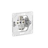 Розетка Glossa 16А IP20 с заземл. защ. шторки с крышкой быстрозажим. клем. в сборе беж. SE GSL000246
