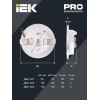 Светильник светодиодный ДВО 1613 12Вт 4000К IP20 встраив. круг бел. IEK LDVO0-1613-12-4000-K01