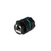 Модуль соединительный индустриальный RJ-45(8P8C) FTP кат. 6 IP68 с защитным колпачком для кабеля Rex