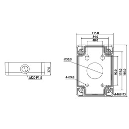 Коробка монтажная Rvi RVi-1BMB-1 white
