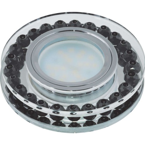 Светильник DLS-P102 "Peonia" CHROME/BLACK GU5.3 Fametto 09987