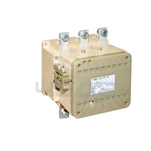 Контактор вакуумный КВ-2-400-3 В3 кат. 220В AC/DC 2НО+2НЗ с блоком включения БВ2 133230201.01 ЧЭАЗ A