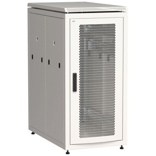 Шкаф сетевой 19дюйм LINEA N 28U 600х1000мм перфорированные двери сер. ITK LN35-28U61-PP