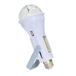 Светильник "Чудо-лампа" 4 в 1: диско-лампа Е27; диско-светильник (настольный или подвесной питание о