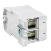 Клемма силовая вводная двойн. КСВ 35-150кв.мм сер. PROxima EKF kvs2-35-150-grey