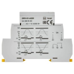 Реле напряжения ORV 1ф 220В AC IEK ORV-01-A220