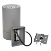 Светильник светодиодный архитектурный PWL-200110/30D 1х9Вт 3000К GR IP65 фасадный исполнение односто