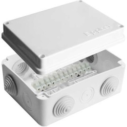 Коробка распределительная ОП 150х110х70мм IP54 с клемм. 10 выходов 6 гермовводов 10А 12 контактов кр