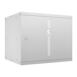 Шкаф телекоммуникационный настенный разборный LIGHT WSC-05D-9U55/45m 19дюйм 9U дверь метал. сер. Cab