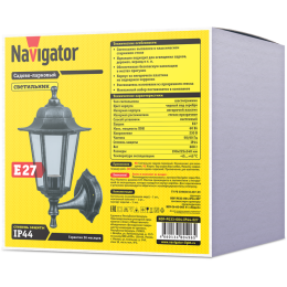 Светильник 80 496 NOF-PG33-004-IP44-E27 NAVIGATOR 80496