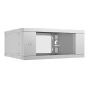 Шкаф телекоммуникационный настенный разборный LIGHT WSC-05D-4U55/45 19дюйм 4U дверь стекло сер. Cabe