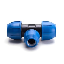 Тройник компрессионный переходной PN16 d40х25х40 для ПЭ труб RTP 24289