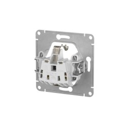 Розетка Glossa 16А IP44 с заземл. защ. шторки с крышкой быстрозажим. клем. в сборе беж. SE GSL000248