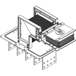 Секция фланцевая прав. Тип1 5000А Al 3L+N+PER НК IP55 тран. IEK LB-5000A4-25-F-FR1
