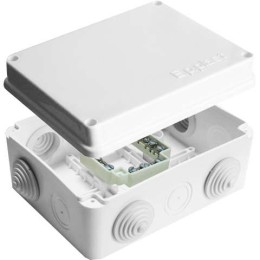 Коробка распределительная ОП 150х110х70мм IP54 с клемм. 10 выходов 6 гермовводов 16А 24 контакта кры
