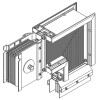 Секция угловая вниз н/2 5000А Al 3L+N+PER НК IP55 тран. IEK LB-5000A4-25-F-LDF