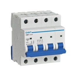 Выключатель автоматический модульный 4п D 50А 10кА NB1-63H (R) CHINT 179932
