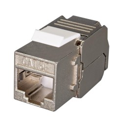 Модуль розеточный Keystone Jack 8P8C RJ-45 FTP кат.5E заделка без инструмента 180град. (DIY) SUPRLAN