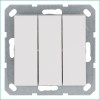 Выключатель 3-кл. 10А IP20 механизм бел. глянцевый Jasmart G3031W
