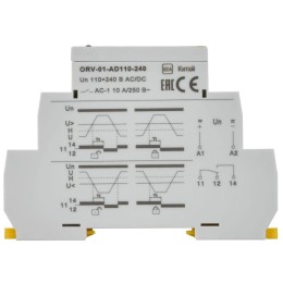 Реле напряжения ORV 1ф 110-240В AC/DC IEK ORV-01-AD110-240