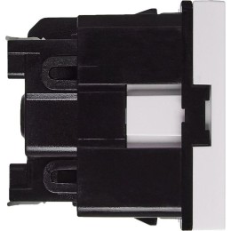 Розетка 2мод. 16А 250В 90град. с заземл. защ. шторки безвинт. зажимы бел. Daccord 4521055