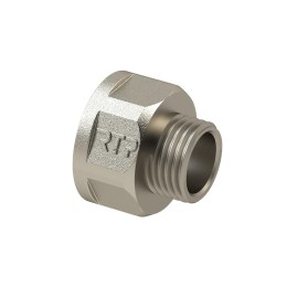 Переходник латунь внутр./наружн. резьба 3/4х1/2дюйм никель RTP 25114