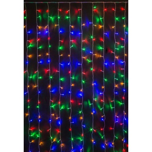 Гирлянда светодиодная "Занавес водопад" 93 663 NGF-C01-01 1.3х1.4м 260LED RGBY IP44 TR Navigator 936