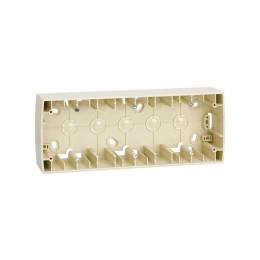 Коробка наружной установки 3-м 89х229х37мм Simon82 сл. кость 82771-31