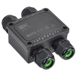 Коробка распределительная герметичная WTP-403 4 ввода IP68 IEK UWB10-H-450-41-04-68