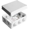 Коробка распределительная ОП 150х110х70мм IP54 с клемм. 10 выходов 10 гермовводов 16А 24 контакта кр