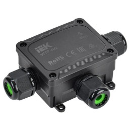 Коробка распределительная герметичная WTP-402 3 ввода IP68 IEK UWB10-T-450-41-03-68
