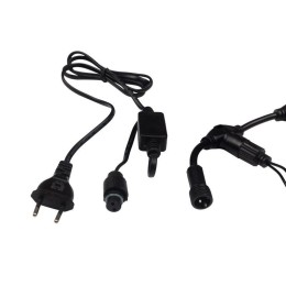 Гирлянда светодиодная "Светодиодный Дождь" 2х1.5м 360LED син. 76Вт 230В IP65 эффект мерцания провод