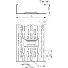 Лоток листовой перфорированный 100х60 L3000 сталь 1мм DKS 610 FT OBO 6085326