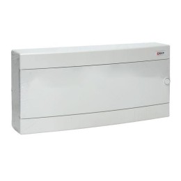Щит распределительный навесной Unix 1х24мод. IP41 бел. дверь PROxima EKF ux-1x24-nw