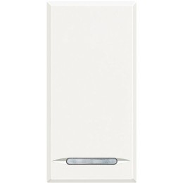 Переключатель 1-кл. 1мод. СП Axolute 16А IP20 авт. клеммы бел. Leg BTC HD4053A