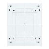 Щит распределительный навесной Unix 2х12мод. IP41 бел. дверь PROxima EKF ux-2x12-nw